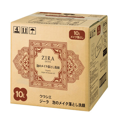 【クラシエ】ZIRA(ジーラ) 泡のメイク落とし洗顔 10L