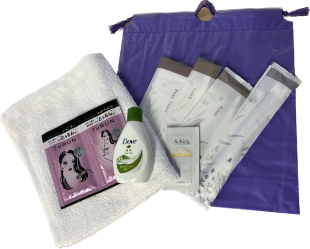 ☆数量限定☆ 男性向け温浴手ぶらセット 550円<税込>