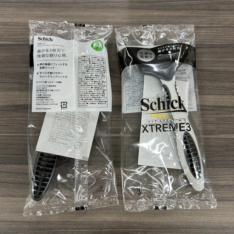 【Schick】シック エクストリーム3 SCP-3g付(男性用) 100(50×2)本入 ＠115円