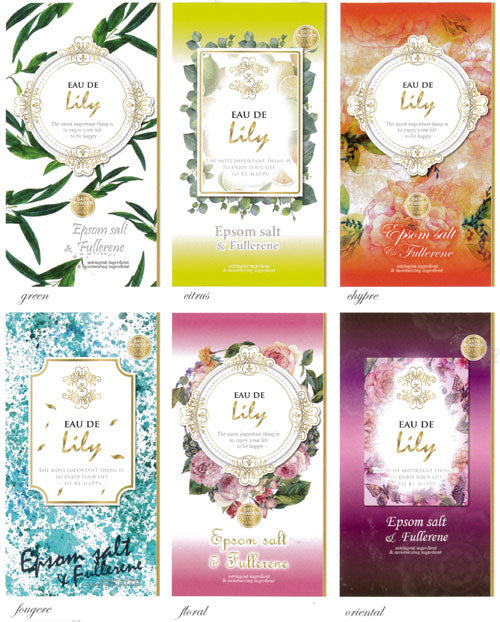 入浴剤 EAU DE Lily （オードリリー） 18ｇ 6種ｱｿｰﾄ 780包